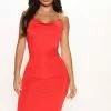 Fashion Nova Vivian Chain Midi Dress - Red -Fashion Nova Dresses Shop 06 17 22Studio2 MS K 14 07 27 43 DB3053 Red 1411 EH