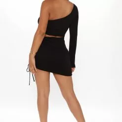 Fashion Nova Mingle Sensation One Shoulder Mini Dress - Black -Fashion Nova Dresses Shop 06 18 20Studio3 JP SA 14 56 47 70 D21683NBAH Black 0100 RG