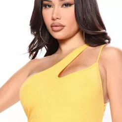 Fashion Nova Zoey Cut Out Midi Dress - Yellow -Fashion Nova Dresses Shop 06 20 22Studio2 ME KP 09 14 00 4 DB2603 Yellow 1594 EH