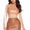 Fashion Nova The Groove Faux Leather Mini Dress - Cognac -Fashion Nova Dresses Shop 06 20 22Studio2 ME KP 10 16 57 26 LD2205N Cognac 1772 SG