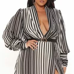 Fashion Nova Nora Striped Maxi Dress - Black/White 15 Fashion Nova Nora Striped Maxi Dress - Black/White -Fashion Nova Dresses Shop 06 21 21Studio3 ME KP 14 51 42 77 DR1427 BlackWhite 0231 PLUS KL