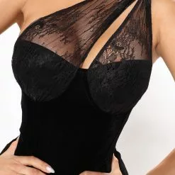 Fashion Nova The Duchess Velvet Mini Dress - Black -Fashion Nova Dresses Shop 06 21 22Studio2 KJ ON 09 11 09 1 GWC1228 Black P 0025 SG