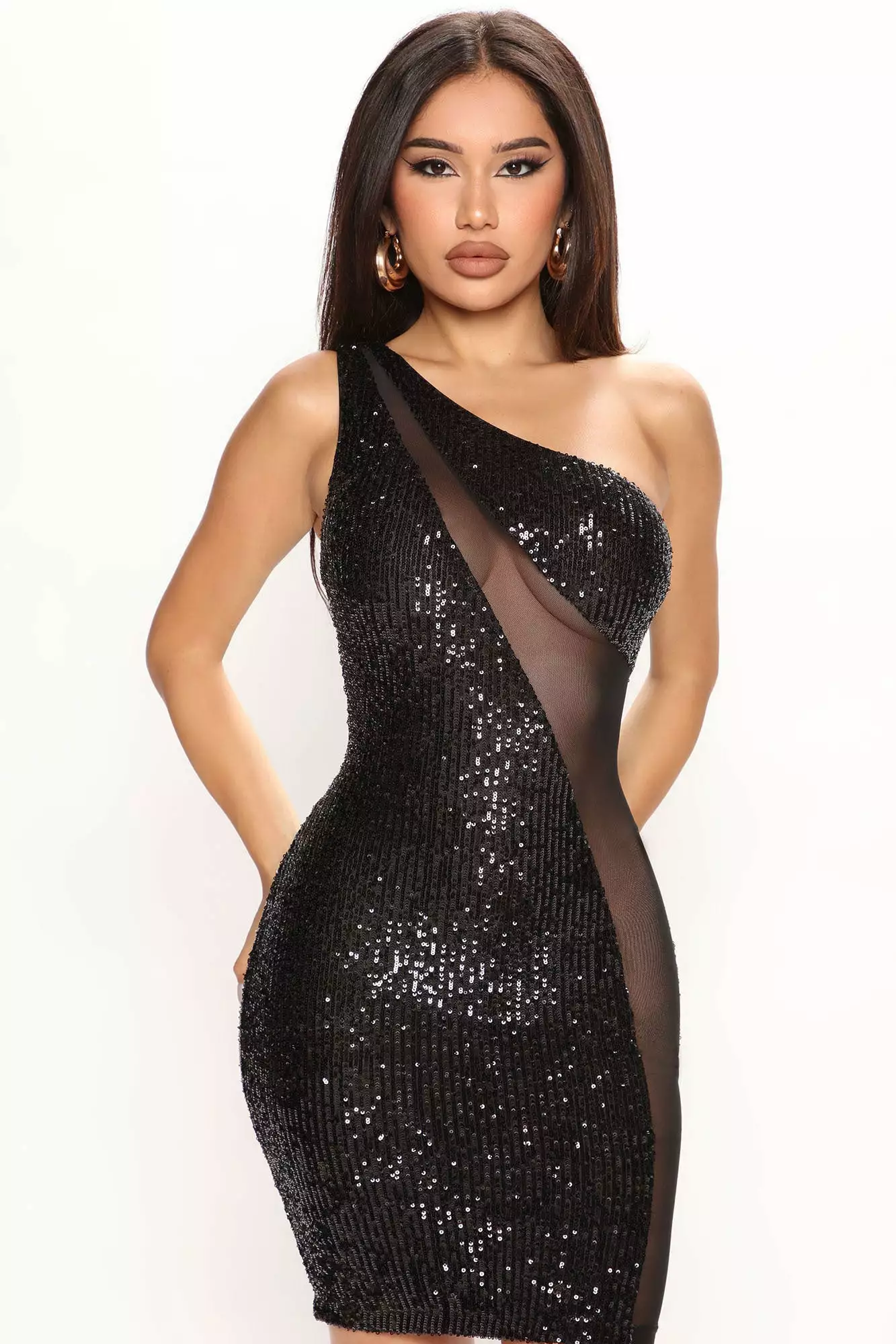 Fashion Nova Fairytale Sequin Mini Dress - Black 3 Fashion Nova Fairytale Sequin Mini Dress - Black