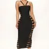 Fashion Nova Hudson Bandage Midi Dress - Black -Fashion Nova Dresses Shop 06 24 22Studio3 ME RL 16 09 10 40 MD7929 Black 1538 SG
