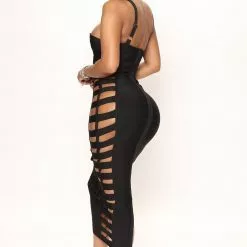 Fashion Nova Hudson Bandage Midi Dress - Black -Fashion Nova Dresses Shop 06 24 22Studio3 ME RL 16 09 57 40 MD7929 Black 1543 SG