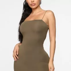 Fashion Nova Kiki Mini Dress - Olive -Fashion Nova Dresses Shop 06 27 19 Studio 2 OD 13 30 24 22 D1256 Olive 8186 JD scaled