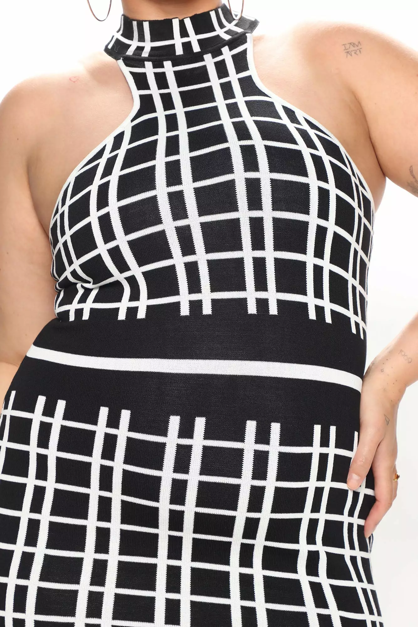 Fashion Nova Precision Knit Dress - Black/combo 9 Fashion Nova Precision Knit Dress - Black/combo - Image 7