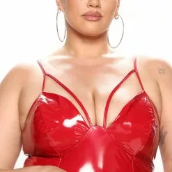 Fashion Nova She's A Baddie Latex Midi Dress - Red 18 Fashion Nova She's A Baddie Latex Midi Dress - Red -Fashion Nova Dresses Shop 06 27 22Studio2 ME KP 10 01 25 7 JD2590 Red 2344 PLUS JB
