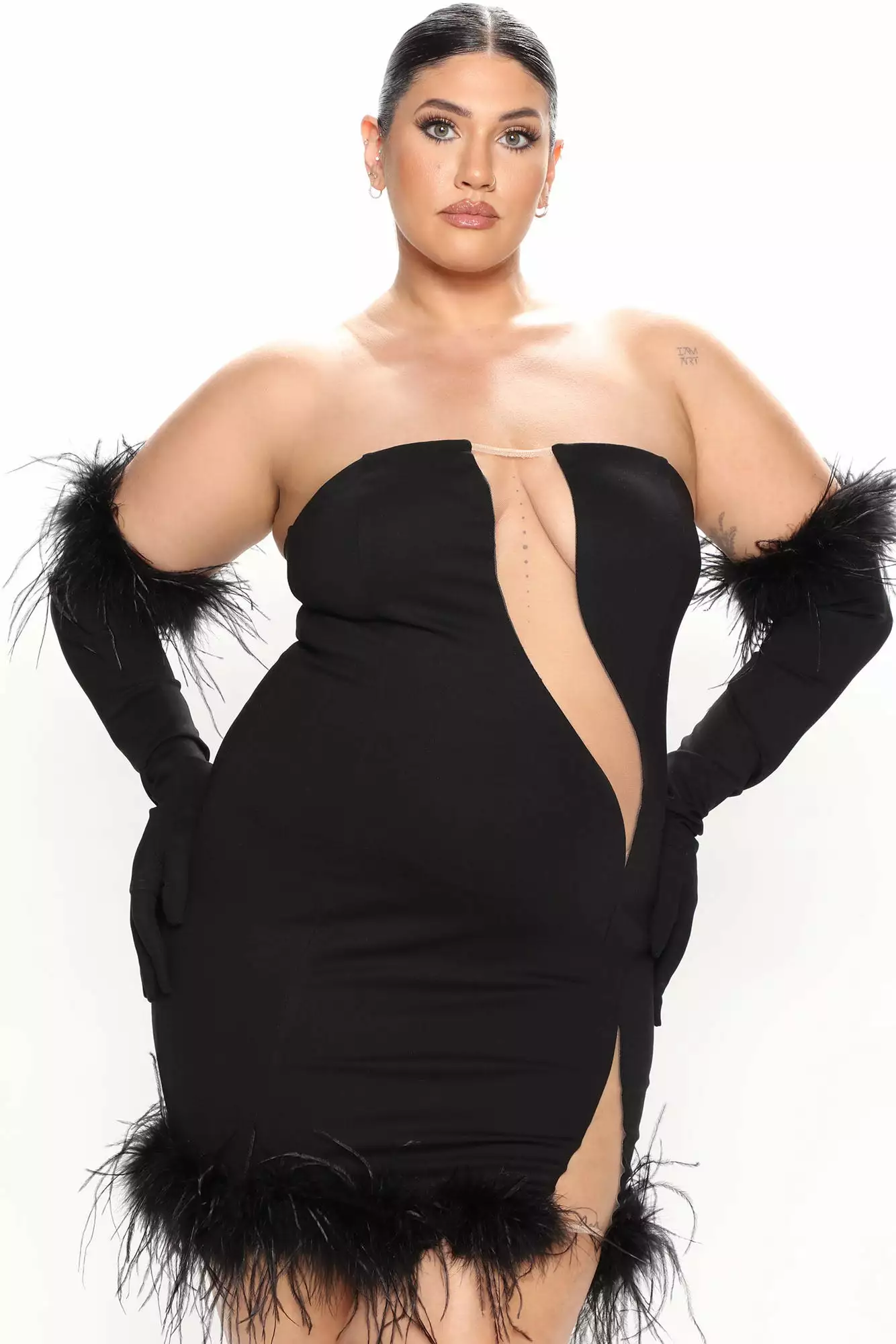 Fashion Nova Baddie Alert Mini Dress Set - Black 8 Fashion Nova Baddie Alert Mini Dress Set - Black - Image 6