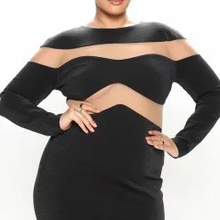 Fashion Nova VIP Entry Mini Dress - Black -Fashion Nova Dresses Shop 06 27 22Studio2 ME KP 10 09 44 9 LD714 Black 2365 PLUS KL