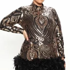 Fashion Nova Carmina Sequin Mini Dress - Black/combo -Fashion Nova Dresses Shop 06 27 22Studio2 ME KP 10 12 57 10 GWZZX2035 Blackcombo 2375 PLUS KL