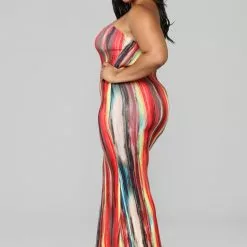 Fashion Nova Work Of Art Dress - Red/Multi -Fashion Nova Dresses Shop 06 28 18 Studio 1 13 08 08 D6463D Red 6187 AG scaled