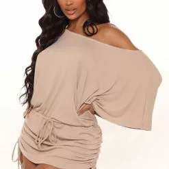 Fashion Nova Less Excuses Mini Dress - Taupe 15 Fashion Nova Less Excuses Mini Dress - Taupe -Fashion Nova Dresses Shop 06 28 21Studio1 MS 13 52 04 49 MD2569 Taupe 12571 WG