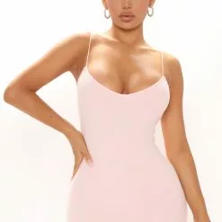 Fashion Nova Katy Soft Rib Midi Dress - Pink -Fashion Nova Dresses Shop 06 28 21Studio2 SN MJ 11 25 15 40 RD43569 Pink R 2438 EH