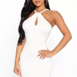 Fashion Nova Gina Double Lined Mini Dress - White -Fashion Nova Dresses Shop 06 28 21Studio5 ME RL 14 20 28 60 JD43829 White 8268 RG