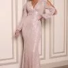 Fashion Nova Allure Me Sequin Maxi Dress - Champagne -Fashion Nova Dresses Shop 06 28 22Studio1 CE KP 10 06 56 8 2065FN Champagne P 1526 SG