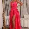 Fashion Nova Ana Satin Maxi Dress - Hot Pink -Fashion Nova Dresses Shop 06 28 22Studio1 CE KP 11 27 24 31 MF2466 HotPink P 1837 JB