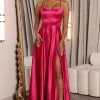 Fashion Nova Clara Satin Maxi Dress - Hot Pink -Fashion Nova Dresses Shop 06 28 22Studio1 CE KP 14 00 46 61 MF21160 HotPink 2289 JB