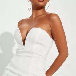 Fashion Nova Tall Celeste Tweed Mini Dress - White -Fashion Nova Dresses Shop 06 28 22Studio1 CE KP 14 30 36 62 TDI7843 White 2260 JB