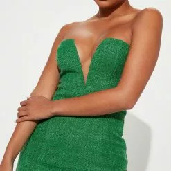 Fashion Nova Tall Celeste Tweed Mini Dress - Green -Fashion Nova Dresses Shop 06 28 22Studio1 CE KP 14 38 36 64 TDI7843 Green 2321 JB