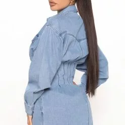 Fashion Nova Street Mood Denim Mini Dress - Light Wash -Fashion Nova Dresses Shop 06 28 22Studio2 KJ SS 13 37 29 63 ID4848 LightWash 3349 SG