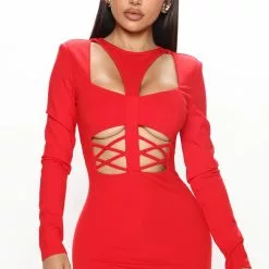 Fashion Nova Sophie Midi Dress - Red -Fashion Nova Dresses Shop 06 29 22Studio2 RT RL 10 52 06 28 SK3047 Red 3597 SG