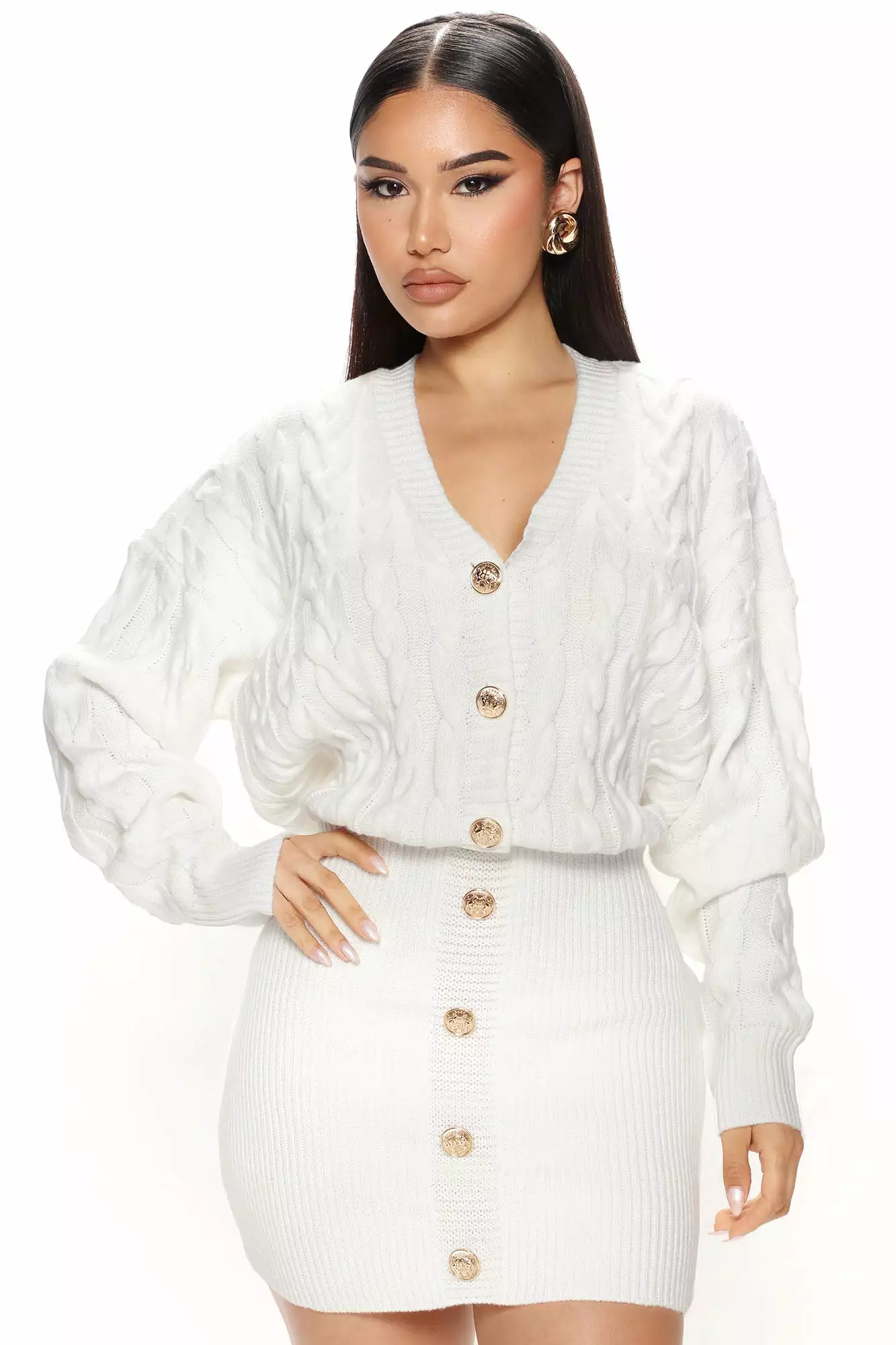 Fashion Nova You're Mine Sweater Mini Dress - Ivory 3 Fashion Nova You're Mine Sweater Mini Dress - Ivory