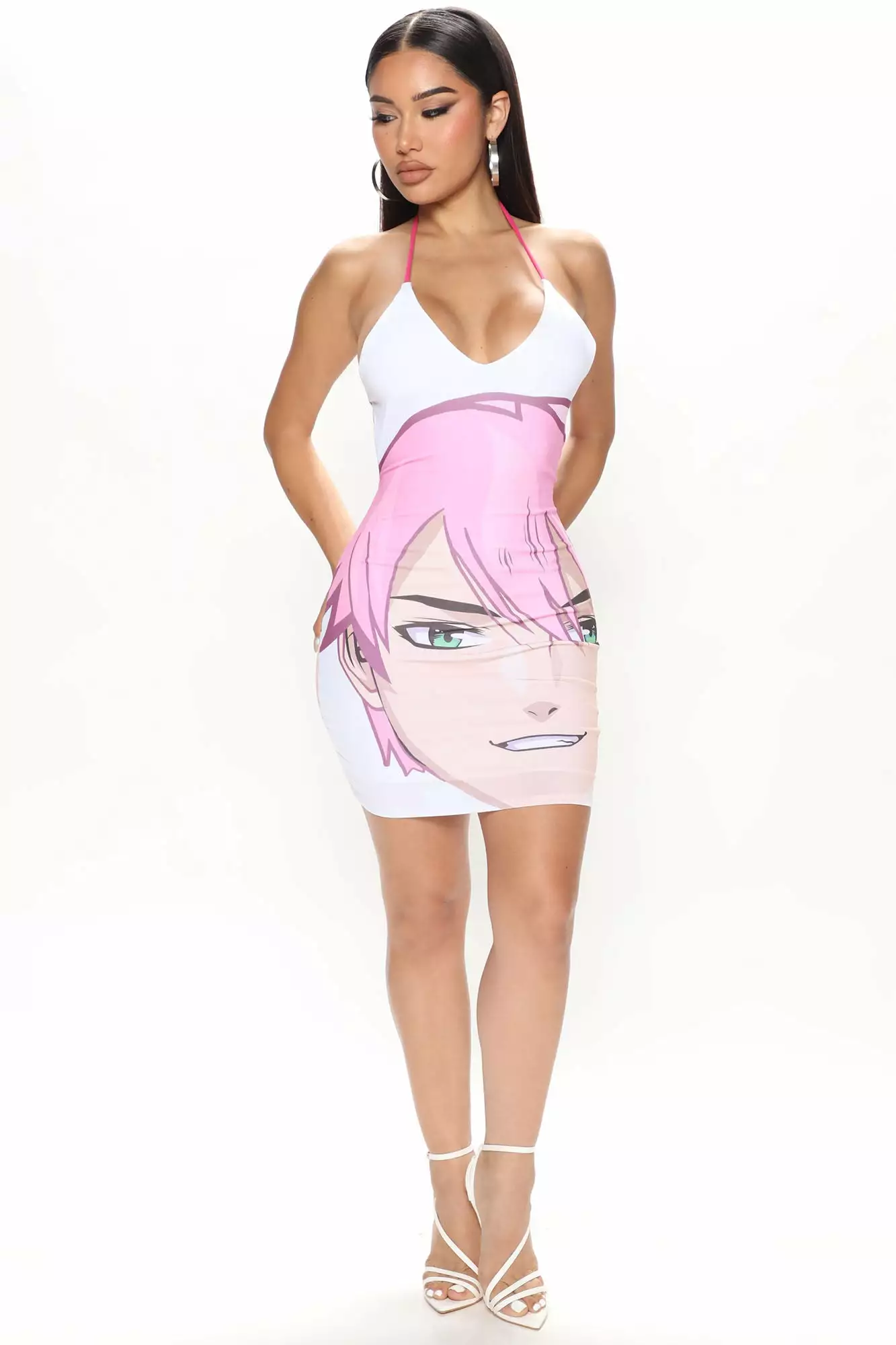 Fashion Nova Anime Girl Mini Dress - White/combo 4 Fashion Nova Anime Girl Mini Dress - White/combo - Image 2
