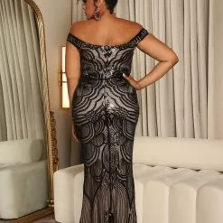 Fashion Nova Until The Weekend Sequin Maxi Dress - Black -Fashion Nova Dresses Shop 06 29 22Studio5 ME KP 10 12 09 9 1013AP8 Black 2430 PLUS EH