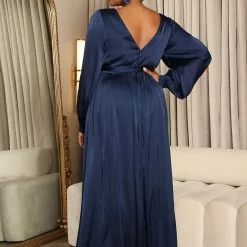 Fashion Nova Devina Satin Maxi Dress - Navy 15 Fashion Nova Devina Satin Maxi Dress - Navy -Fashion Nova Dresses Shop 06 29 22Studio5 ME KP 12 00 23 27 MF21043 Navy 2674 PLUS KL