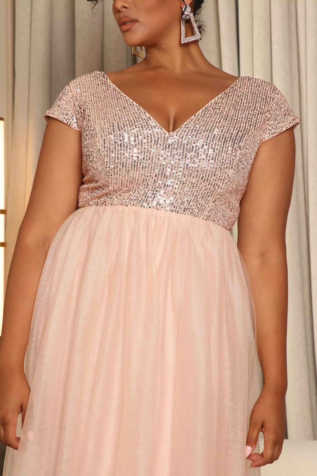 Fashion Nova Raise A Glass Maxi Dress - Blush 8 Fashion Nova Raise A Glass Maxi Dress - Blush - Image 6