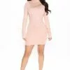 Fashion Nova Mesh Me Up Knit Mini Dress - Nude -Fashion Nova Dresses Shop 06 30 22Studio2 KJ JH 10 37 42 33 SK0791 Nude 4169 JB