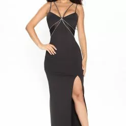 Fashion Nova Adeline Maxi Dress - Black