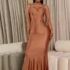 Fashion Nova Shine And Fine Backless Maxi Dress - Bronze -Fashion Nova Dresses Shop 06 30 22Studio5 RT RL 14 01 31 16 DT3296 Bronze 2871 EH
