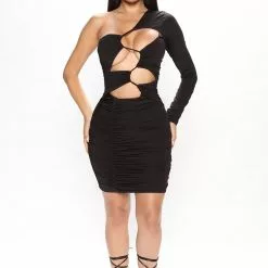 Fashion Nova Hot Thrill Mini Dress - Black -Fashion Nova Dresses Shop 07 01 22Studio2 CE KP 10 50 06 18 DH27881 Black 4609 EH