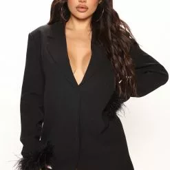 Fashion Nova Window Shopping Blazer Mini Dress - Black -Fashion Nova Dresses Shop 07 05 22Studio2 SN KP 10 42 06 16 DR2448 Black 4974 KS