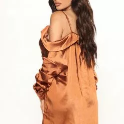 Fashion Nova Cassy Satin Mini Dress - Camel -Fashion Nova Dresses Shop 07 05 22Studio2 SN KP 14 59 32 55 D8038C Camel 5272 KS
