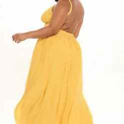 Fashion Nova Ancient Rome Dress - Mustard -Fashion Nova Dresses Shop 07 06 21Studio1 JP SM 10 31 52 9 MS1222 Mustard 0483 PLUS KL