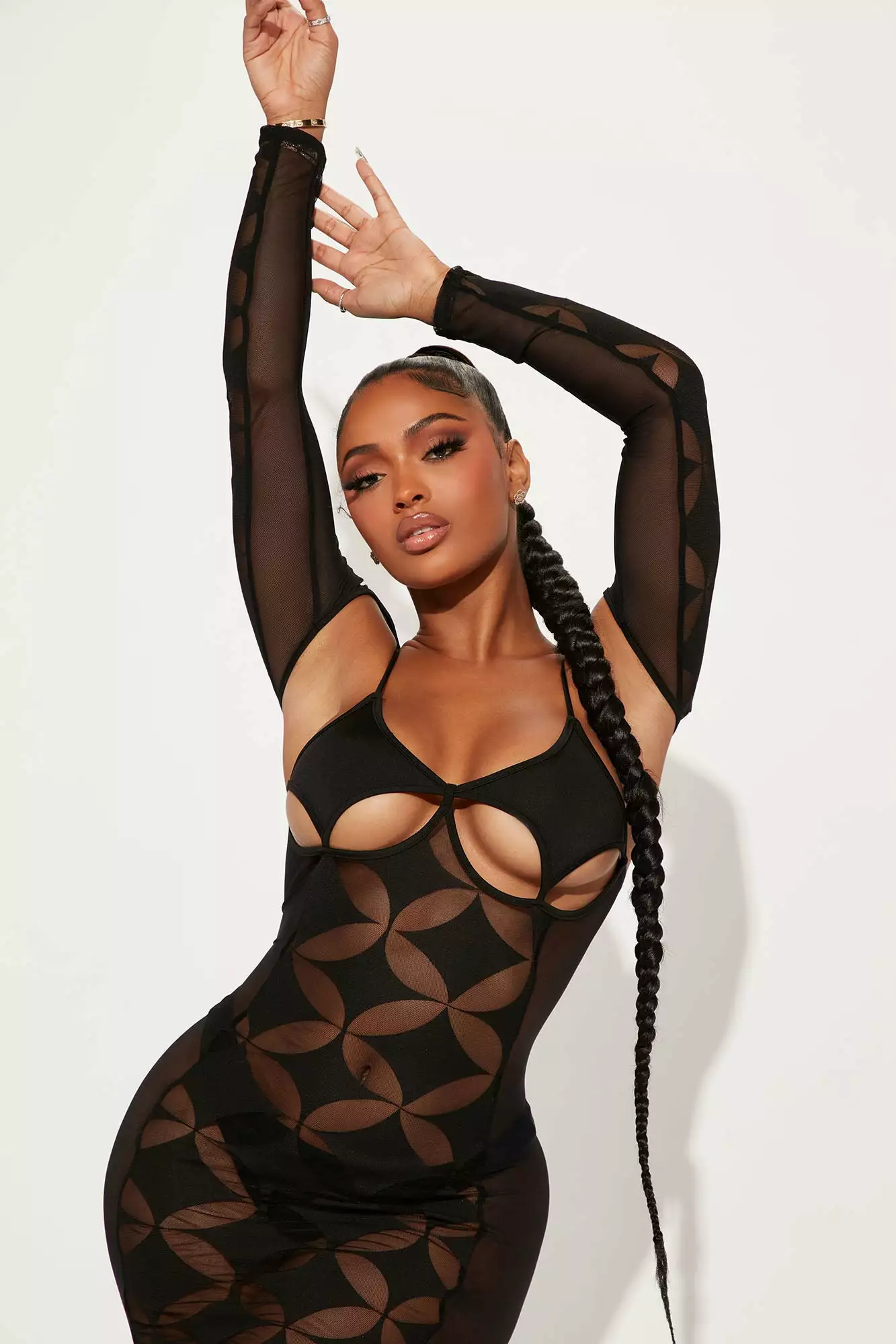 Fashion Nova Nights Out Maxi Dress - Black 4 Fashion Nova Nights Out Maxi Dress - Black - Image 2