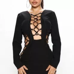 Fashion Nova Hottie Denim Mini Dress - Black -Fashion Nova Dresses Shop 07 06 22Studio2 CE 09 55 50 13 CAD1004A Black 5440 EH