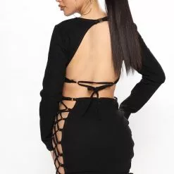 Fashion Nova Hottie Denim Mini Dress - Black -Fashion Nova Dresses Shop 07 06 22Studio2 CE 09 57 00 13 CAD1004A Black 5446 EH