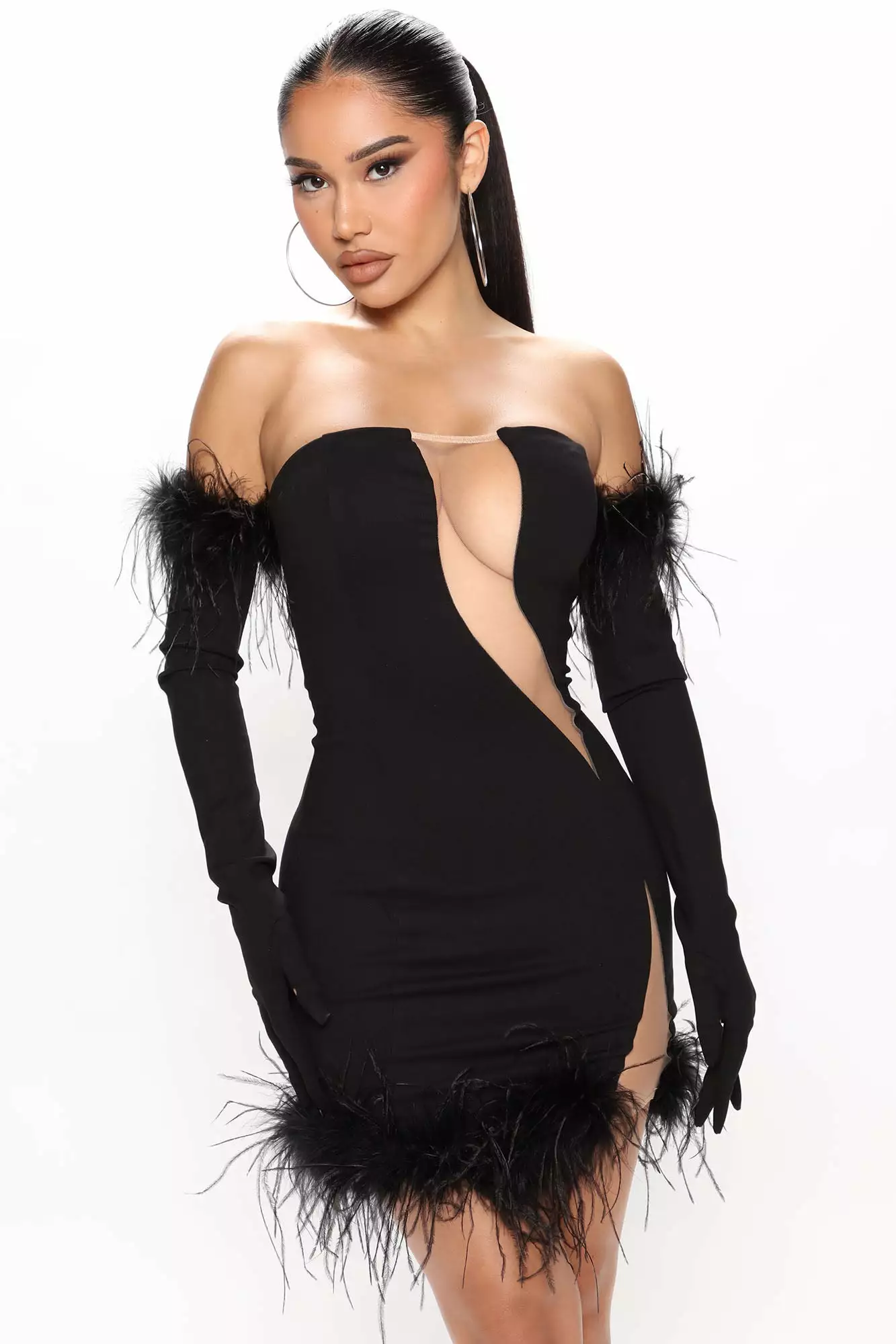 Fashion Nova Baddie Alert Mini Dress Set - Black 3 Fashion Nova Baddie Alert Mini Dress Set - Black