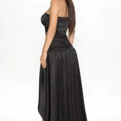 Fashion Nova Adelia Satin Maxi Dress - Black -Fashion Nova Dresses Shop 07 07 22Studio2 ME RL 11 15 22 27 BD2908 Black 0227 KS