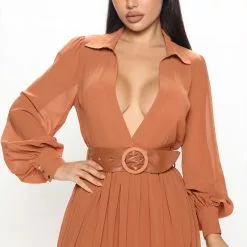 Fashion Nova Rich In Love Maxi Dress - Rust -Fashion Nova Dresses Shop 07 07 22Studio2 ME RL 11 17 22 28 DM2703 Rust 0232 KS