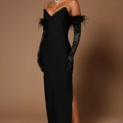 Fashion Nova Amora Bandage Dress Set - Black