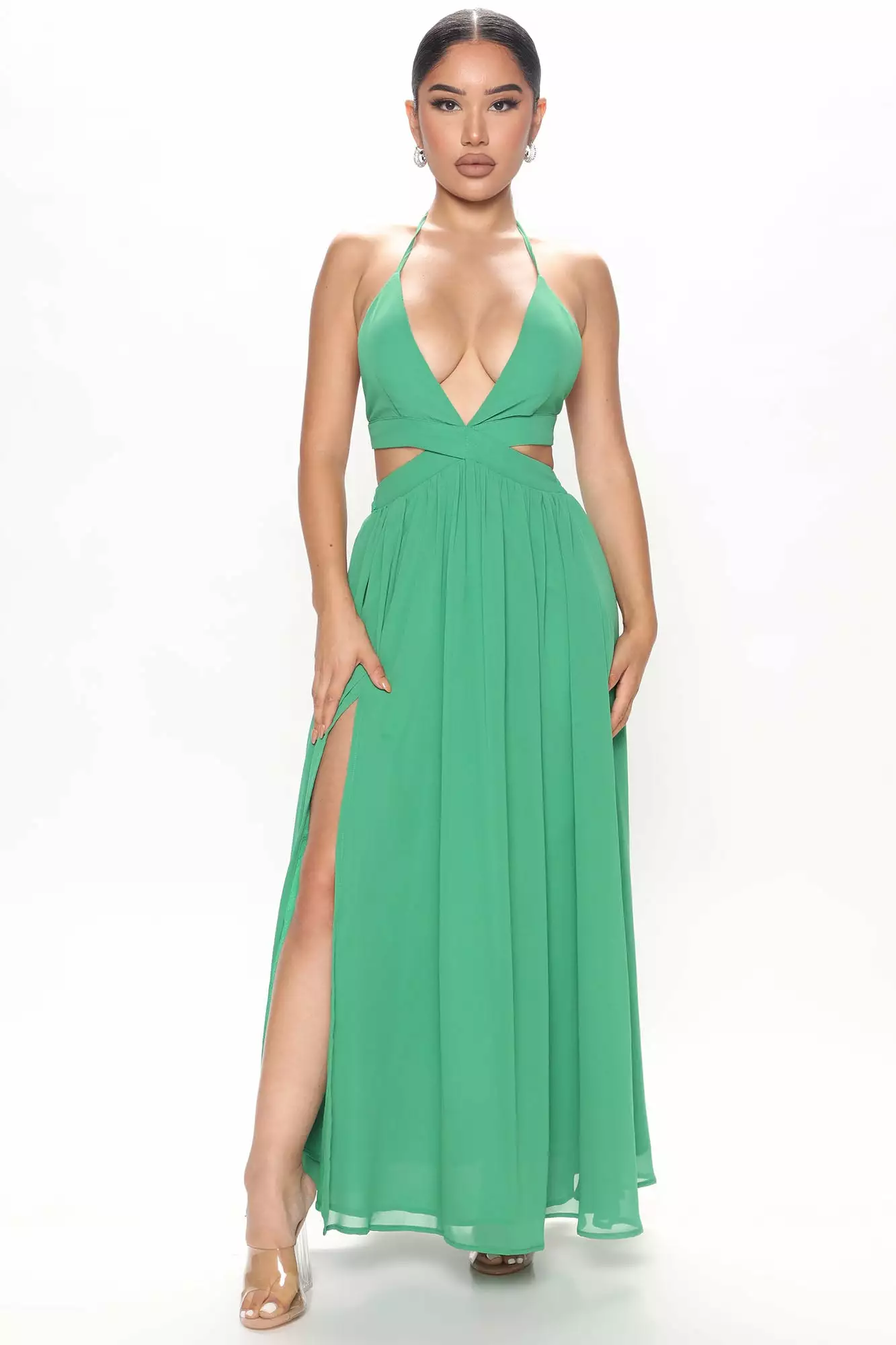Fashion Nova Misty Maxi Dress - Green 3 Fashion Nova Misty Maxi Dress - Green