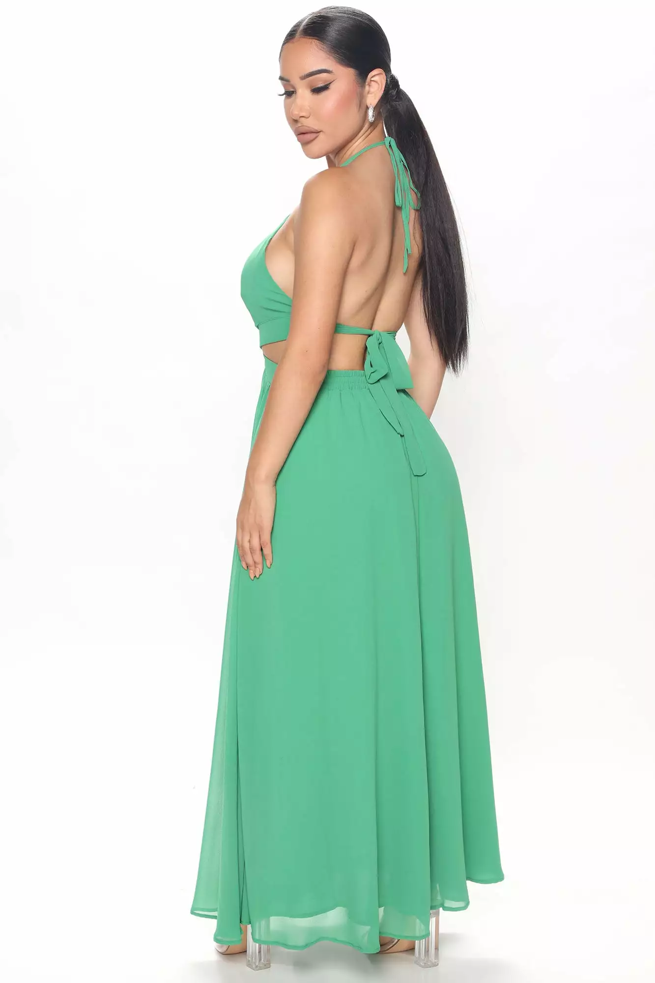 Fashion Nova Misty Maxi Dress - Green 5 Fashion Nova Misty Maxi Dress - Green - Image 3