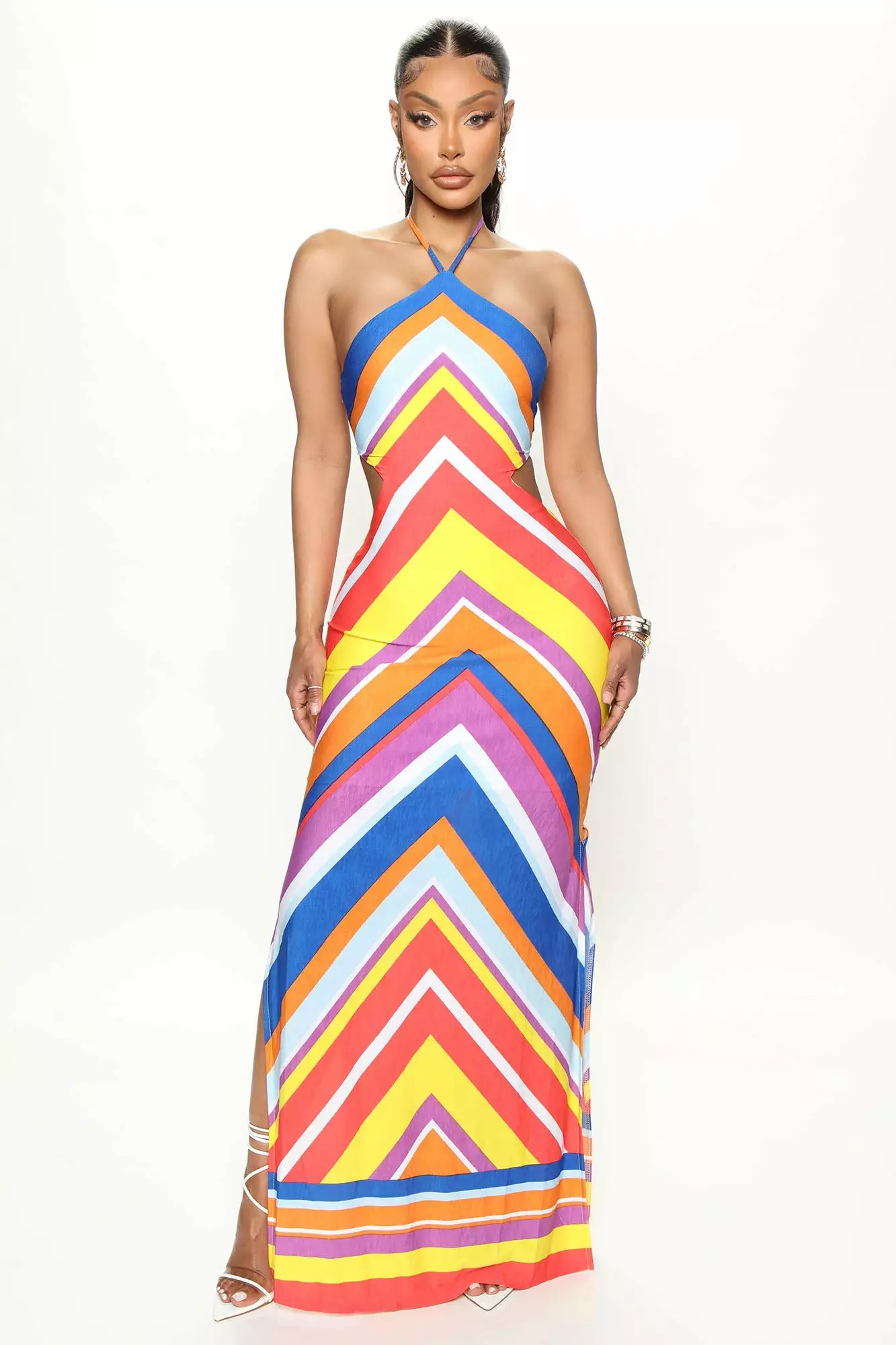 Fashion Nova Lanah Maxi Dress - Multi Color 3 Fashion Nova Lanah Maxi Dress - Multi Color