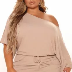 Fashion Nova Less Excuses Mini Dress - Taupe 20 Fashion Nova Less Excuses Mini Dress - Taupe -Fashion Nova Dresses Shop 07 12 21Studio2 SN TB 10 44 43 7 MD2569 Taupe 6319 PLUS JK