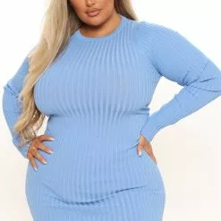 Fashion Nova No Ruche At All Sweater Mini Dress - Denim 13 Fashion Nova No Ruche At All Sweater Mini Dress - Denim -Fashion Nova Dresses Shop 07 15 21Studio1 DD RL 14 19 32 58 DI4986 Denim 0458 PLUS WG